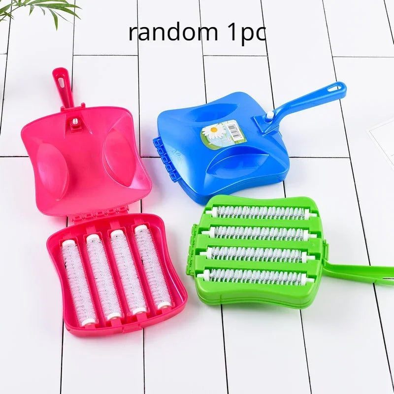 Bed Pet Hair Debris Brush Handheld Carpet Brush Crumb Dirt Fur Cleaner Roller Sweeper Home Cleaning Tools