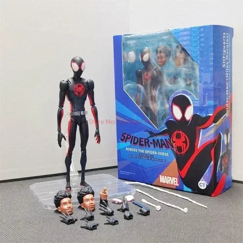 Miles Morales Gwen Action Figures Gwen Spider Woman Figurine Spiderman Figure