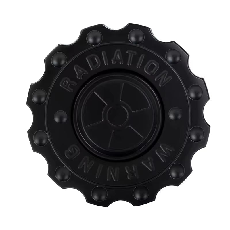 Radiation Warning Fidget Slider Spinner EDC Gear Hand Spinner Clicker Adult Fidget Toy ADHD Tool Anti-Anxiety Stress Relief Toys