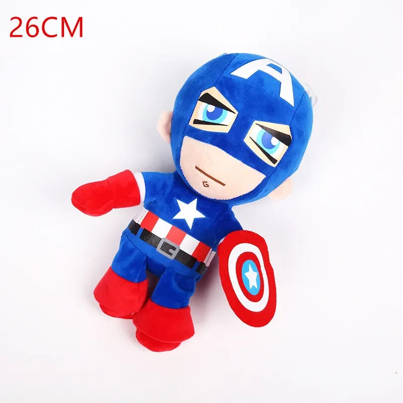 26Cm Movie the Avengers Plush Toy Super Heroes Spider Man Captain America Iron Man 
