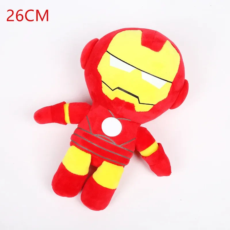 26Cm Movie the Avengers Plush Toy Super Heroes Spider Man Captain America Iron Man 