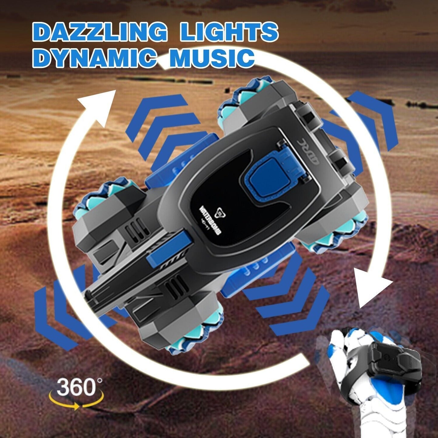 Four Wheel Drive Remote Control Car 2.4G Gesture Control Water Bomb