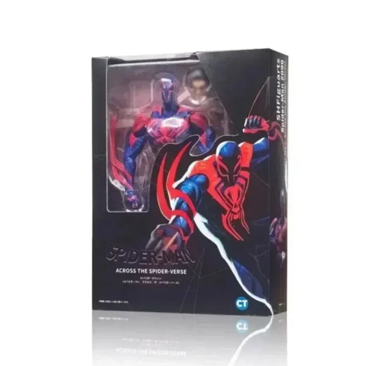17CM Ct Spider-Man 2099 Shf S.H.Figuarts Spider-Man across the Spider-Verse Part One Action Figures Statue Figurine Gifts Toys