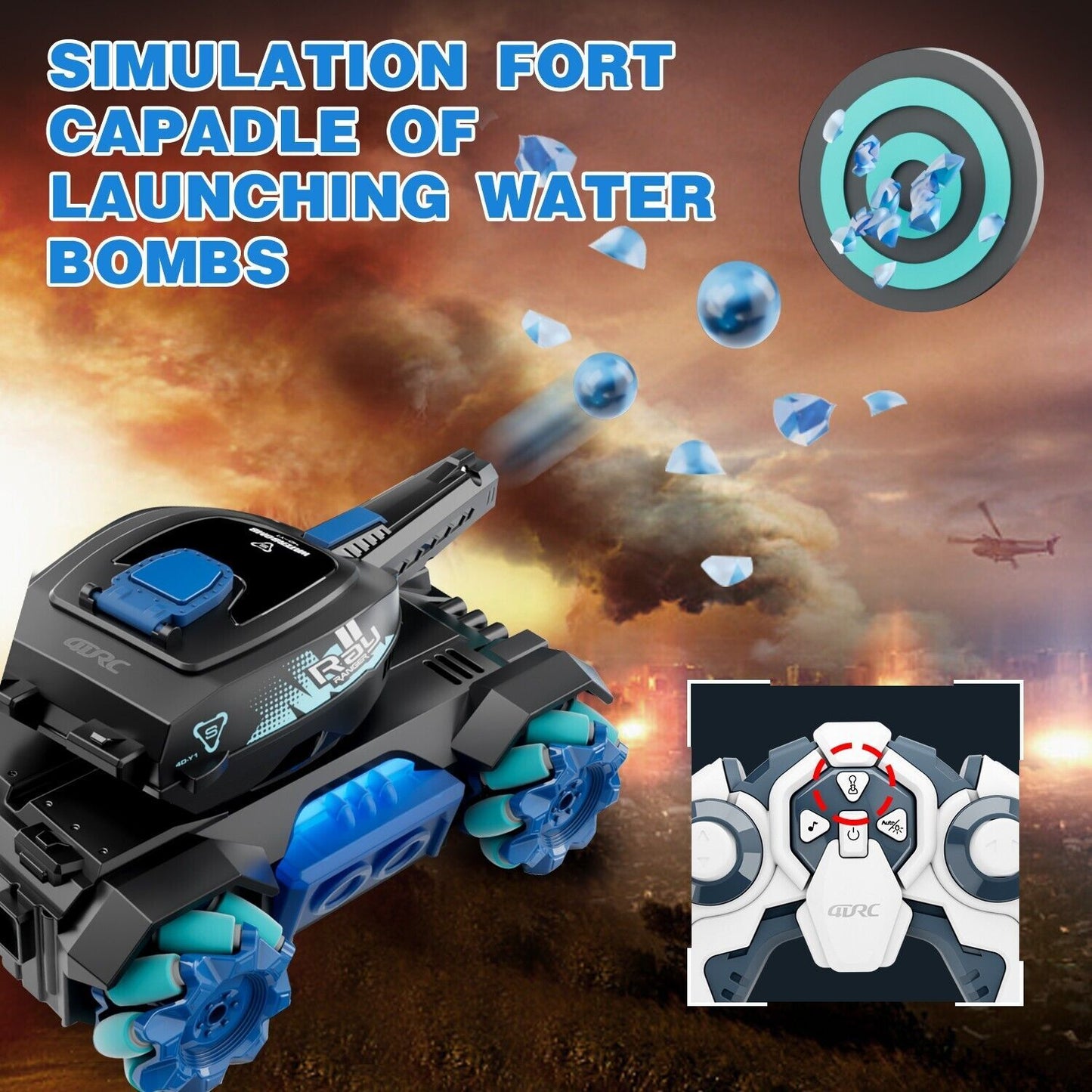 Four Wheel Drive Remote Control Car 2.4G Gesture Control Water Bomb