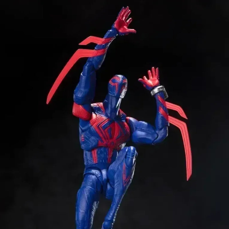 17CM Ct Spider-Man 2099 Shf S.H.Figuarts Spider-Man across the Spider-Verse Part One Action Figures Statue Figurine Gifts Toys