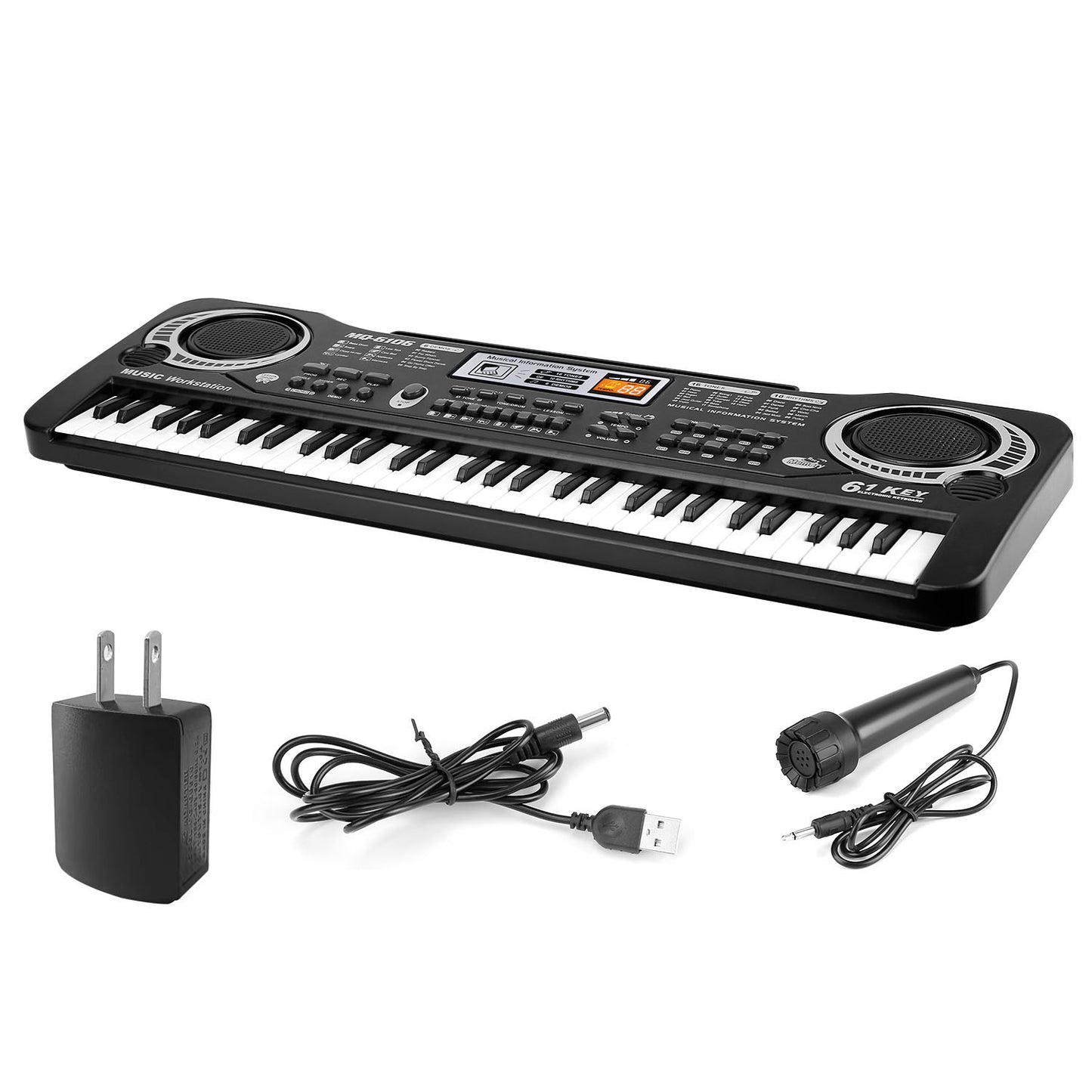 61 Keys Digital Music Electronic Keyboard Electric Piano
