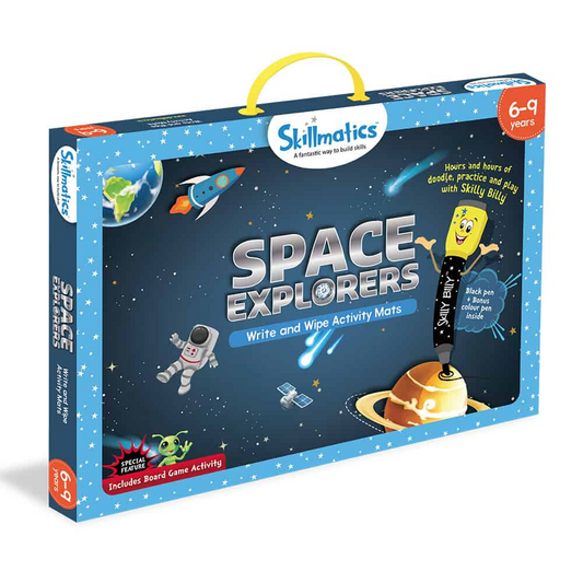 Space Explorers - Write and Wipe Educational Activity Game For Kids