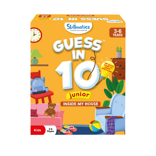 Skillmatics Card Game : Guess in 10 Junior Inside My House