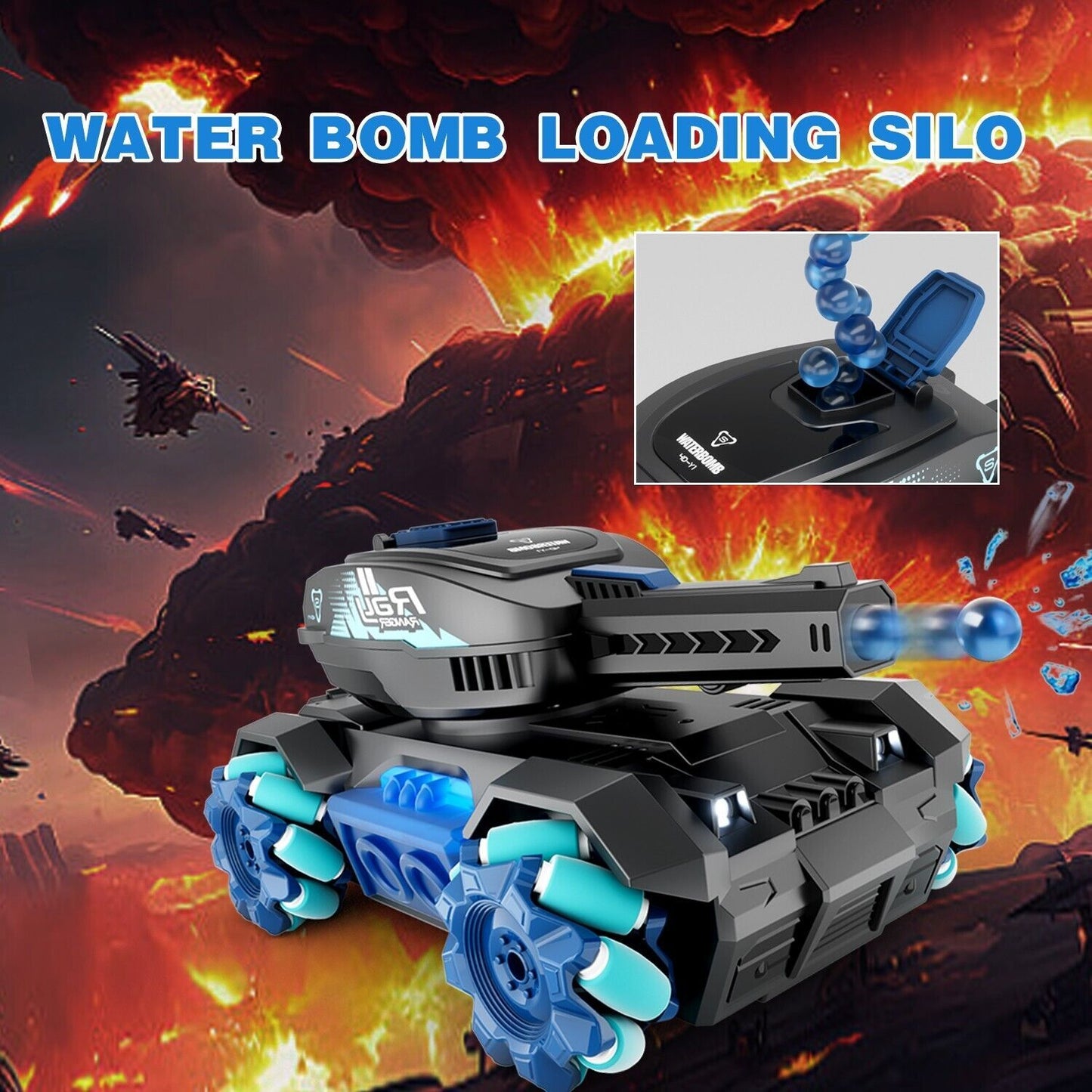 Four Wheel Drive Remote Control Car 2.4G Gesture Control Water Bomb