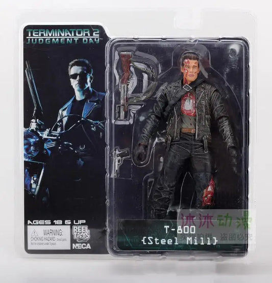 NECA the Terminator 2 Action Figure T-800 / T-1000 PVC Action Figure Toy Model Toy 7 Types 18Cm