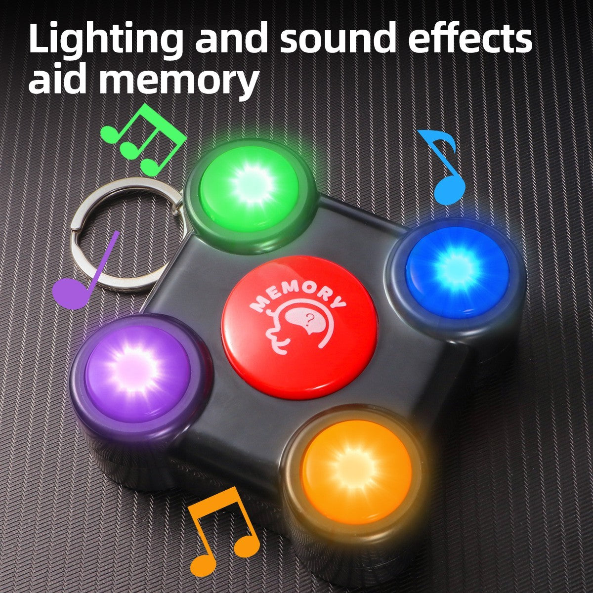 1PC Portable Mini Memory Game Console 4 In 1 Brain Training for All Ages