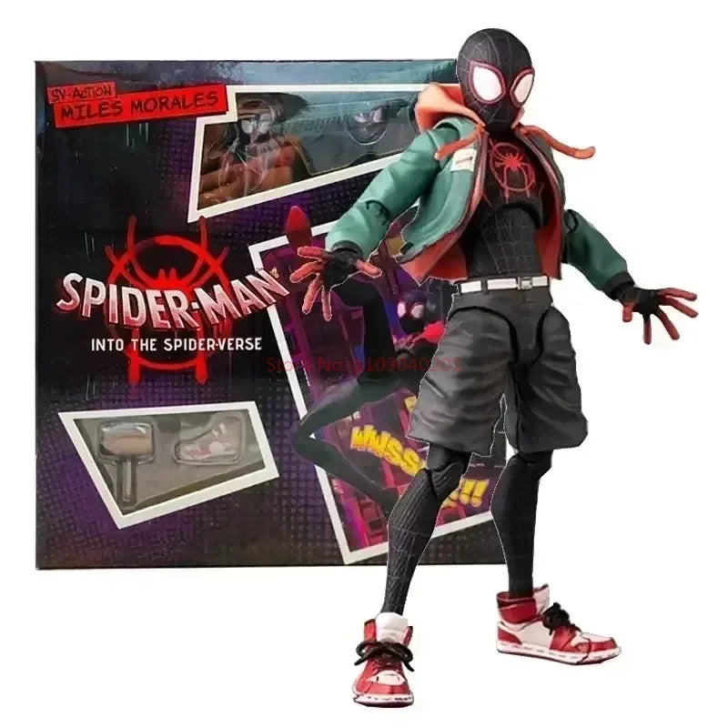  Miles Morales Gwen Action Figures Gwen Spider Woman Figurine Spiderman Figure 