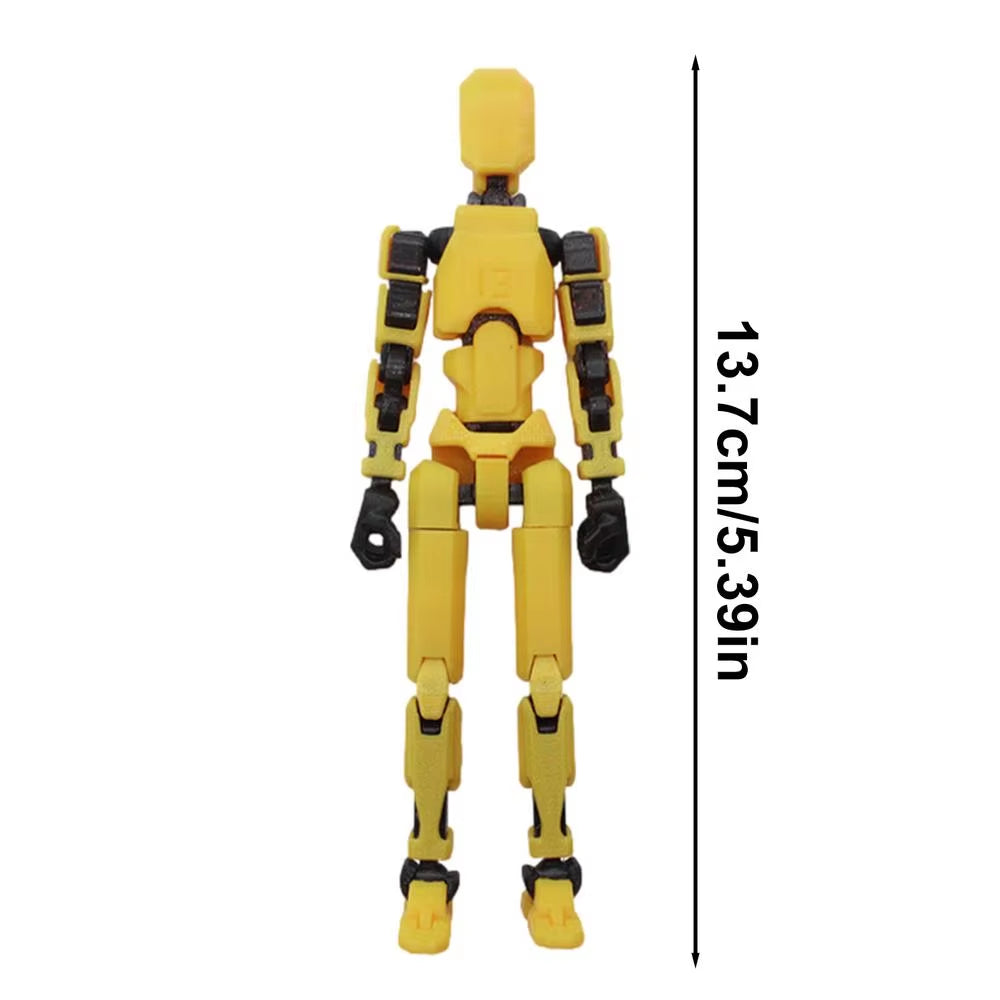 Action Figure 3D Printed Multi-Jointed Movable Lucky13 Action Figure Nova 13 Action Figure
