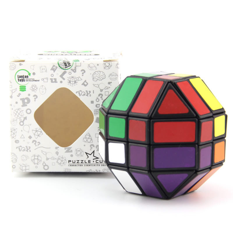 Fourth order eight sided rattan ball cube