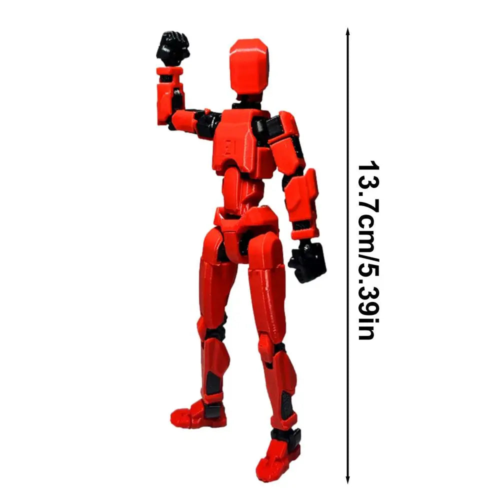 Action Figure 3D Printed Multi-Jointed Movable Lucky13 Action Figure Nova 13 Action Figure