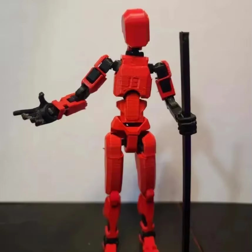 Titan 13 Action Figures T13 Figure 3D Printed Multi-Jointed Movable Lucky 13 Action Figure Nova 13 Action Figure Dummy