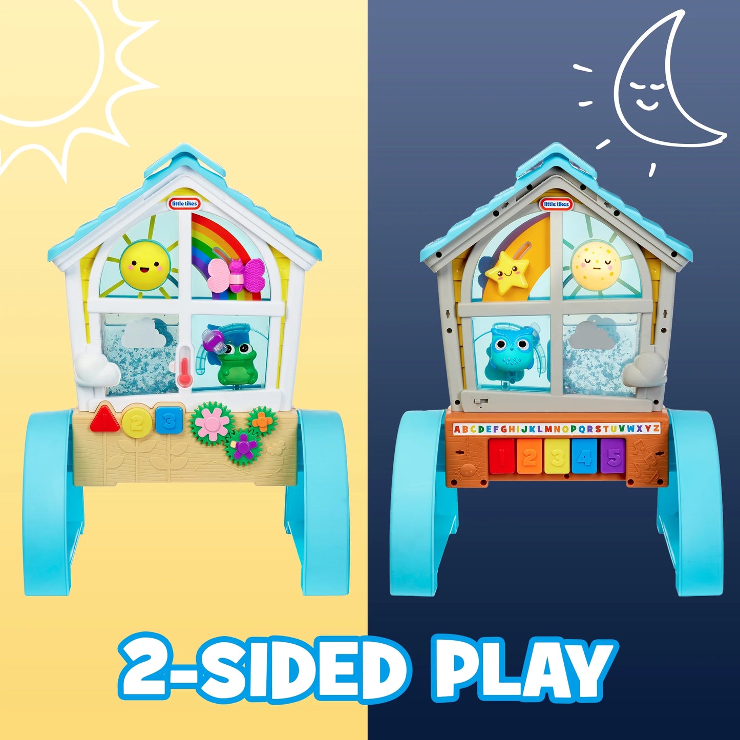 Learn & Play Look & Learn Window, Letters, Numbers, Sounds, Lights, Activity Table, Toy Gift, Infants Toddlers