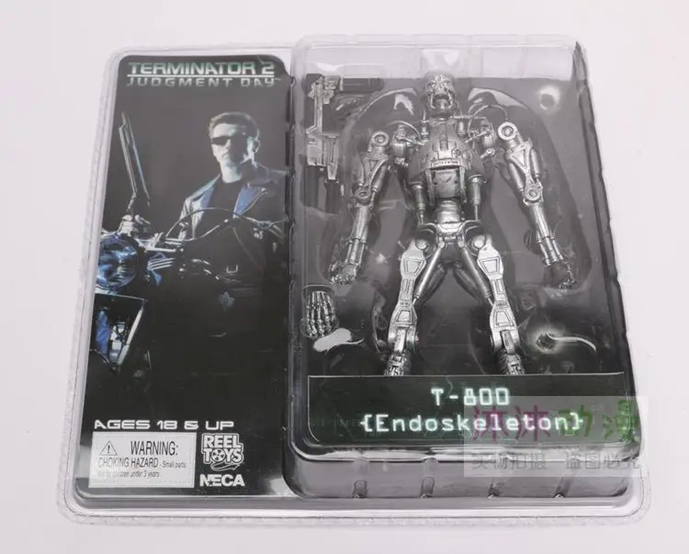 NECA the Terminator 2 Action Figure T-800 / T-1000 PVC Action Figure Toy Model Toy 7 Types 18Cm