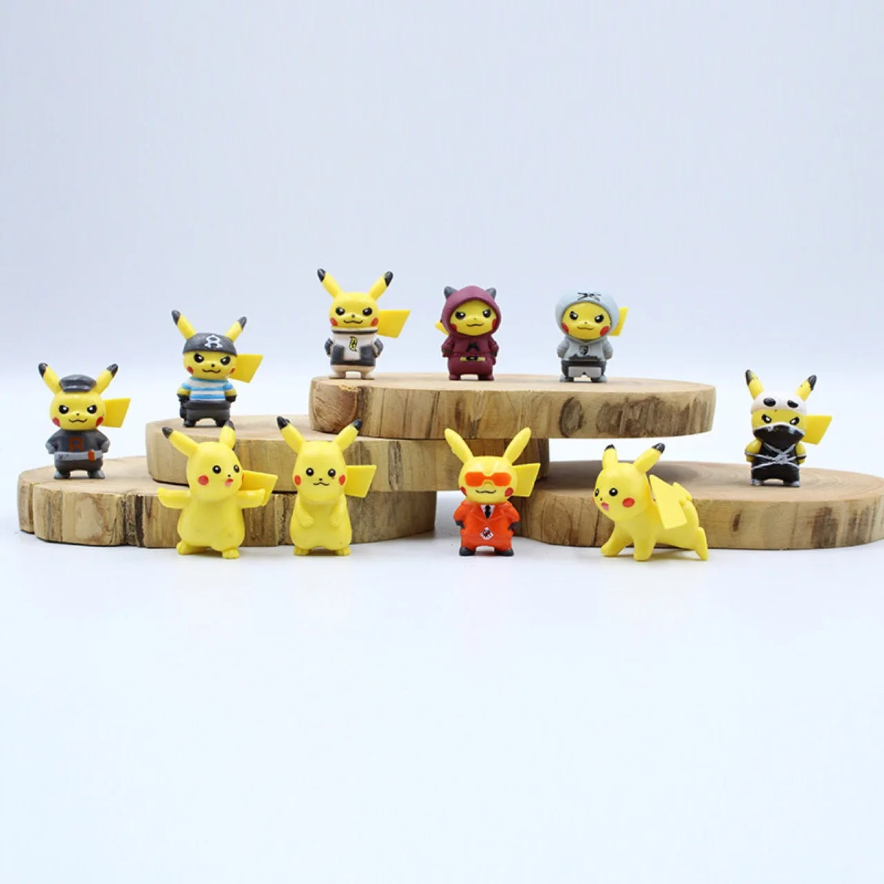10Pcs/Set Cartoon Movie Pokemon Action Figure Mini Toys Dolls 4CM Pikachu Action Figure Model Children Gifts Birthday Gifts
