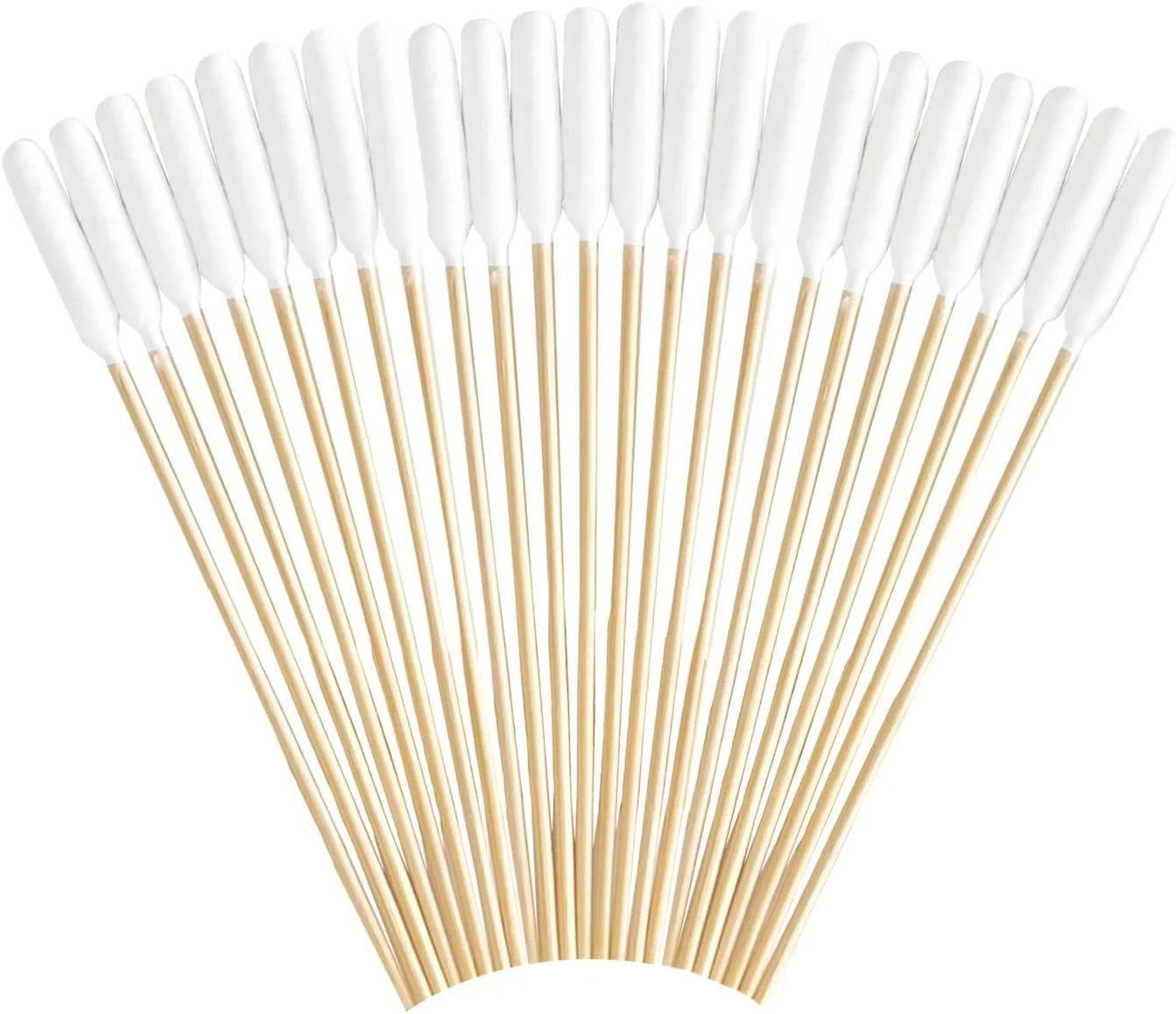 6 Inch Long Cotton Swabs for Dogs ，Cat，Small Pet Ears Cleaning, Pet Cotton Ear Buds Swabs,Ear Cleaning Swabs with Bamboo Handle,Apply for Daily Ear Cleaning Removes Wax, Dirt (200Pcs)