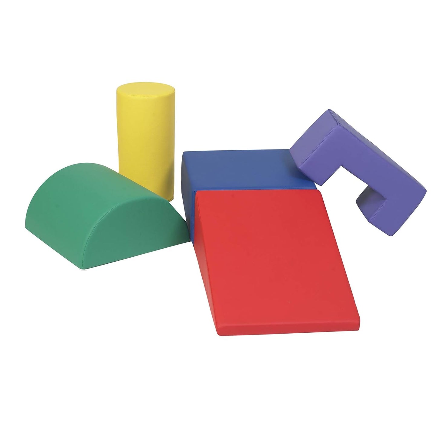 -Cf805-168 Climb & Play 6 Piece Set for Toddlers, Baby Climbing Toys, Indoor Play Equipment for Homeschool/Classroom/Playroom, Primary Colors