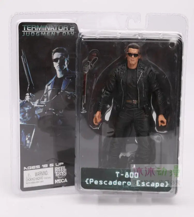 NECA the Terminator 2 Action Figure T-800 / T-1000 PVC Action Figure Toy Model Toy 7 Types 18Cm
