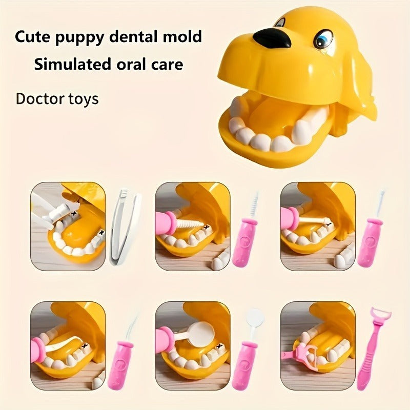 46PCS Kids Doctor Play Set Pretend Medical Kit With Stethoscope Syringe Dental Tools Nurse Accessories For Boys And Girls