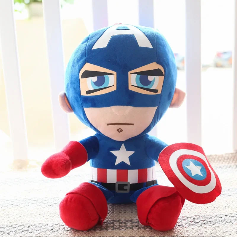 26Cm Movie the Avengers Plush Toy Super Heroes Spider Man Captain America Iron Man 