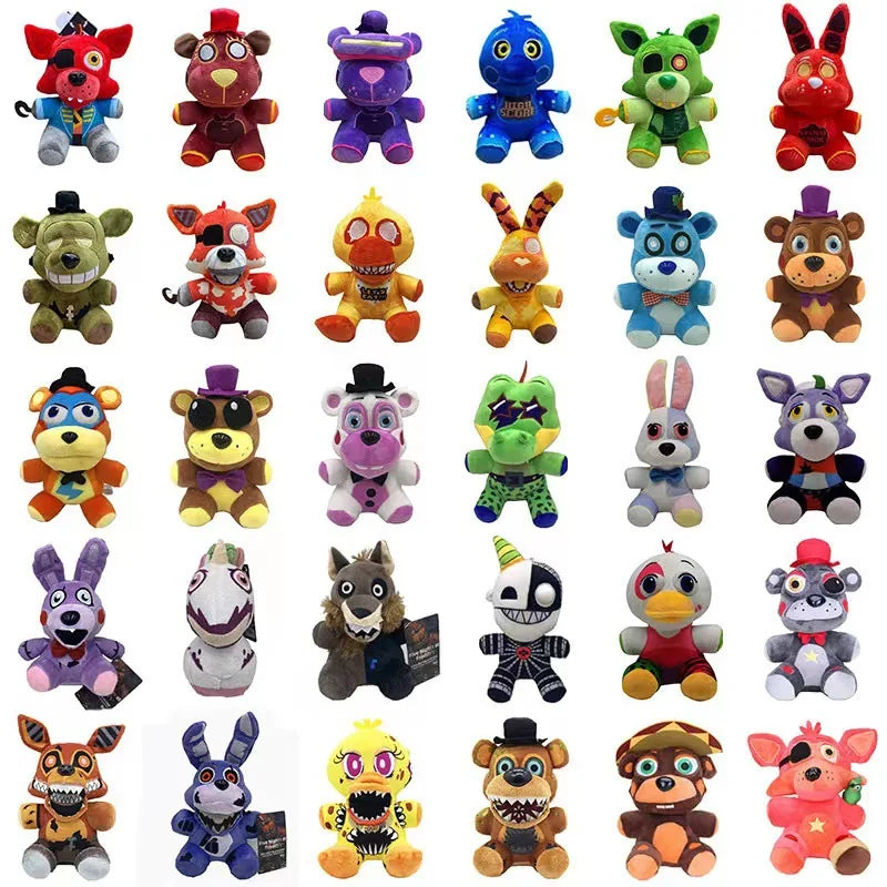 18/30CM FNAF Fredy's Plush Toy Stuffed & Plush Animals Bear Rabbit Game Fnaf Five Night at Freddy 