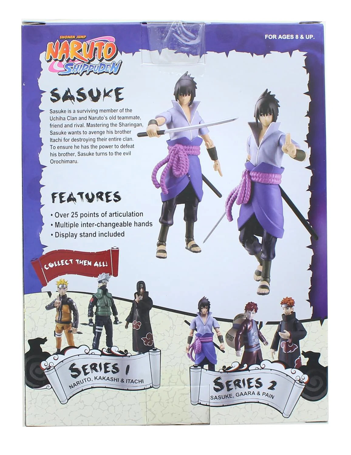 Naruto Shippuden 4 Inch Action Figure | Sasuke Uchiha