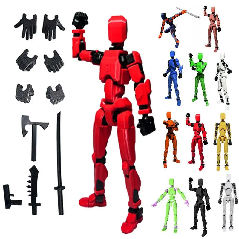Action Figure 3D Printed Multi-Jointed Movable Lucky13 Action Figure Nova 13 Action Figure