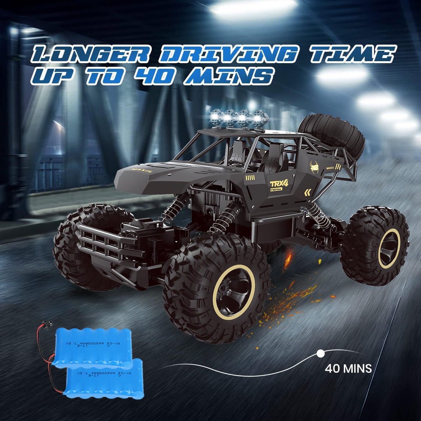 NEW 4DRC Rc Car Rock Crawler Rechargeable Off-Road Truck 4WD RC Remote-Control Off-Road Car