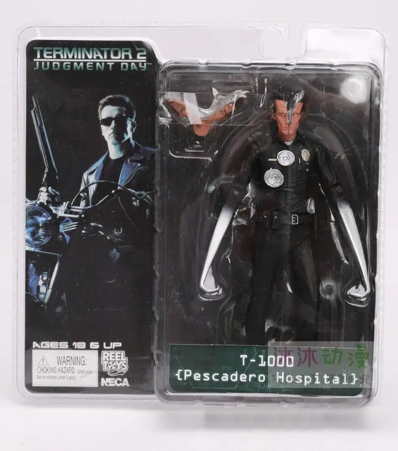 NECA the Terminator 2 Action Figure T-800 / T-1000 PVC Action Figure Toy Model Toy 7 Types 18Cm