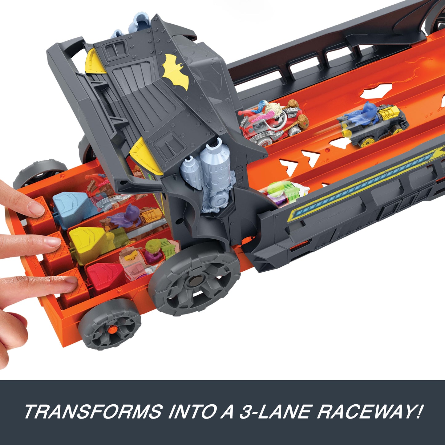 Racerverse Batman’S Escape Chase Track Set, Multicolor, Length: 6.06 In