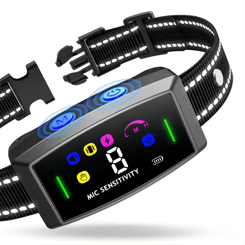 Anti Bark Dog Collar Control for Dogs Barking Antiladridos No Electric Shock and Safe Shock Device Supplies Stopper Vibrator