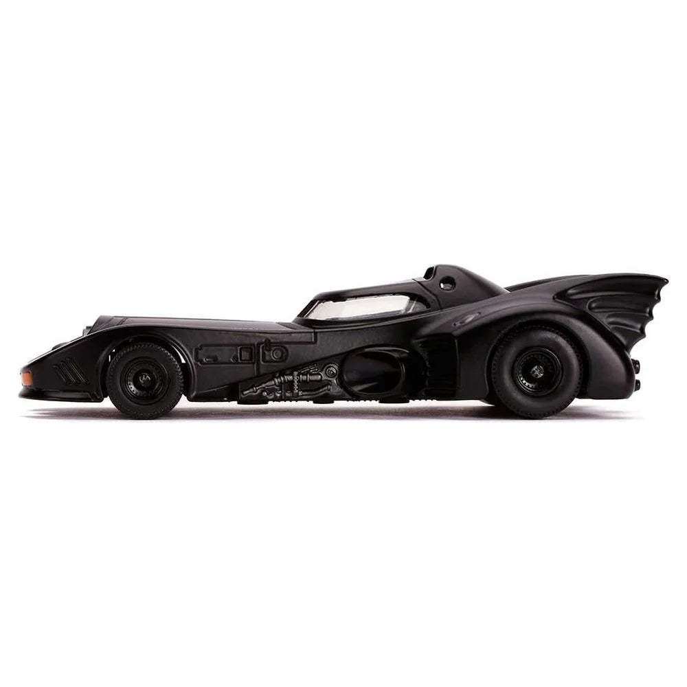 1989 Batmobile and action Figure Accessories (1.65") with 1:32 Scale Die-Cast Vehicle