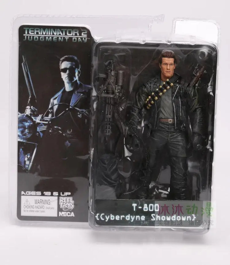NECA the Terminator 2 Action Figure T-800 / T-1000 PVC Action Figure Toy Model Toy 7 Types 18Cm