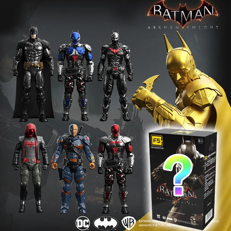 Batman Arkham Knight Assembled Model Blind Box 7Style 10Cm Action Figures Collection 