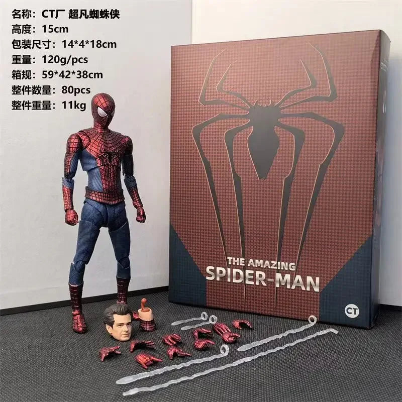 100% Spider-Man across the Spider-Verse Part One S.H.Figuarts Spider-Man Statue 2099 Shf Action Figures New Year Toys Kids Gifts