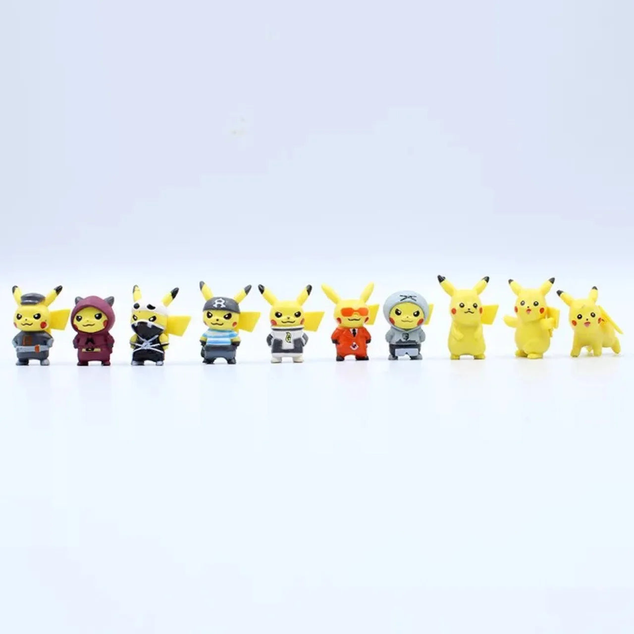 10Pcs/Set Cartoon Movie Pokemon Action Figure Mini Toys Dolls 4CM Pikachu Action Figure Model Children Gifts Birthday Gifts