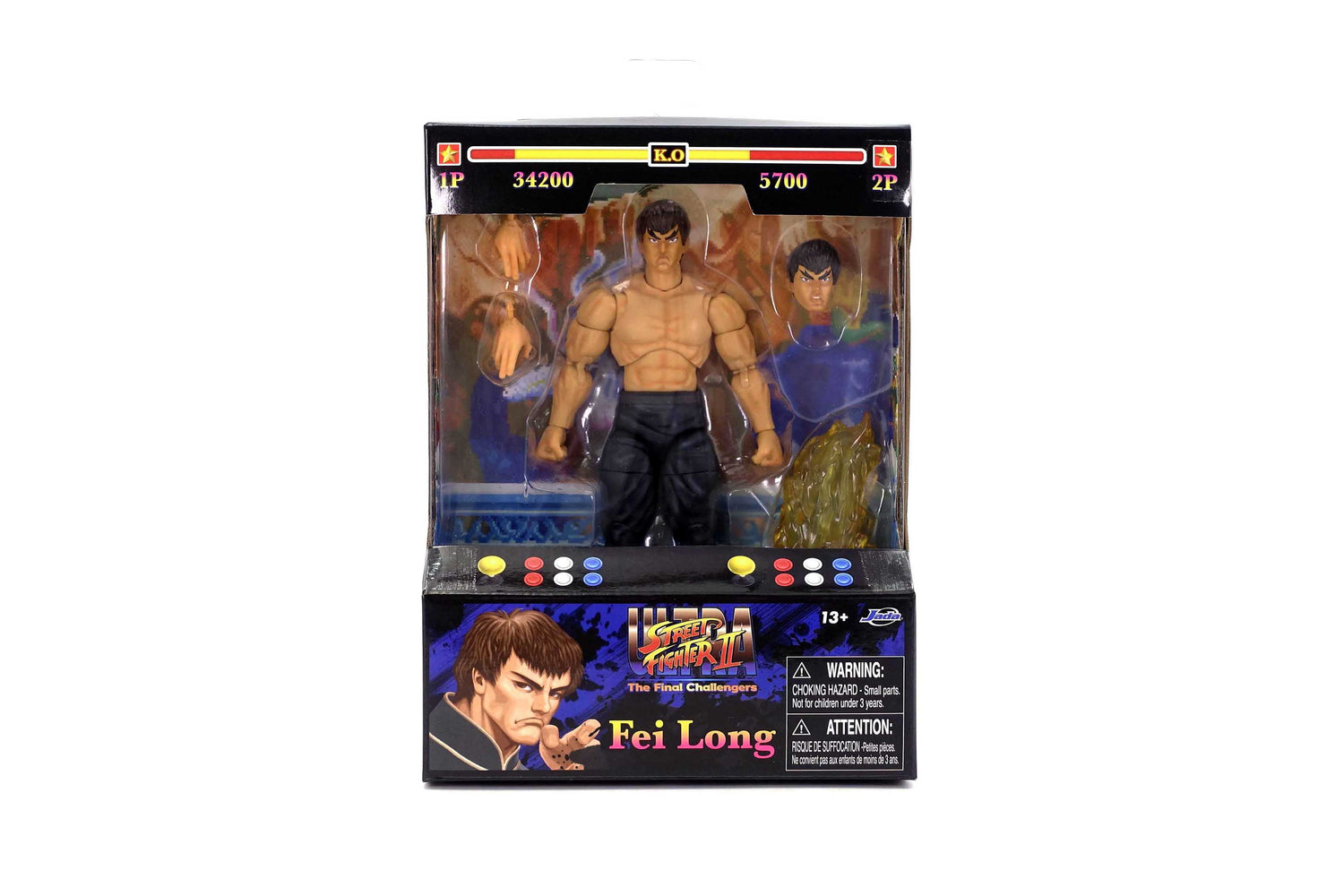 Street Fighter II 6" Fei Long Action Figure