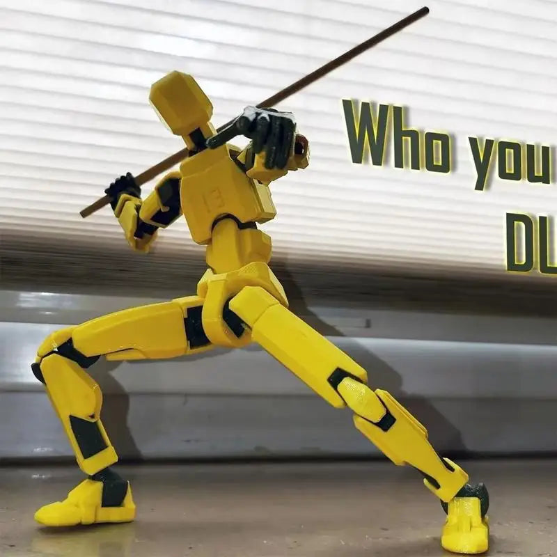Action Figure 3D Printed Multi-Jointed Movable Lucky13 Action Figure Nova 13 Action Figure
