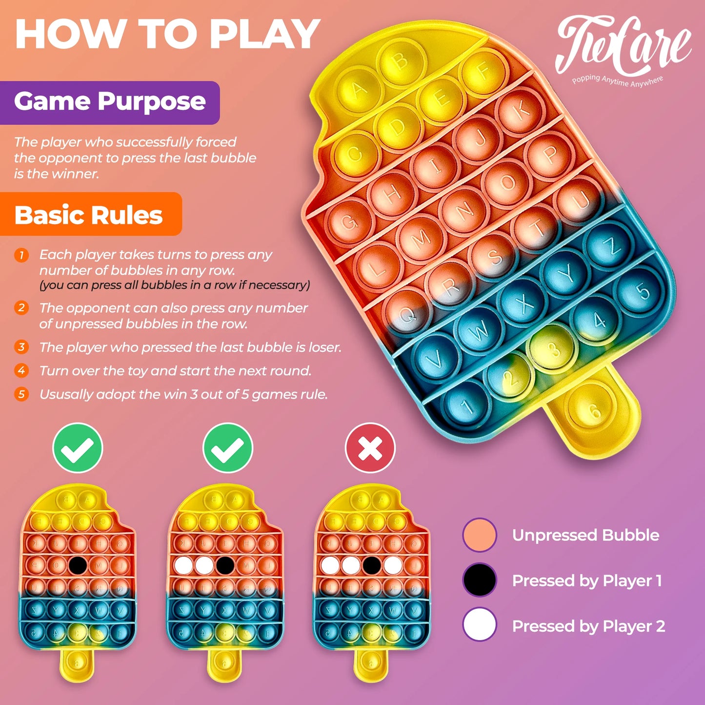 (62 Pcs) 2023 Upgraded Fidget Toys Party Favors Gifts for Kids Adults Autism Stress Relief Stocking Stuffers Sensory Pop It Autistic Pack Bulk Set Boys Girls Goodie Bag Treasure Box Classroom Prizes