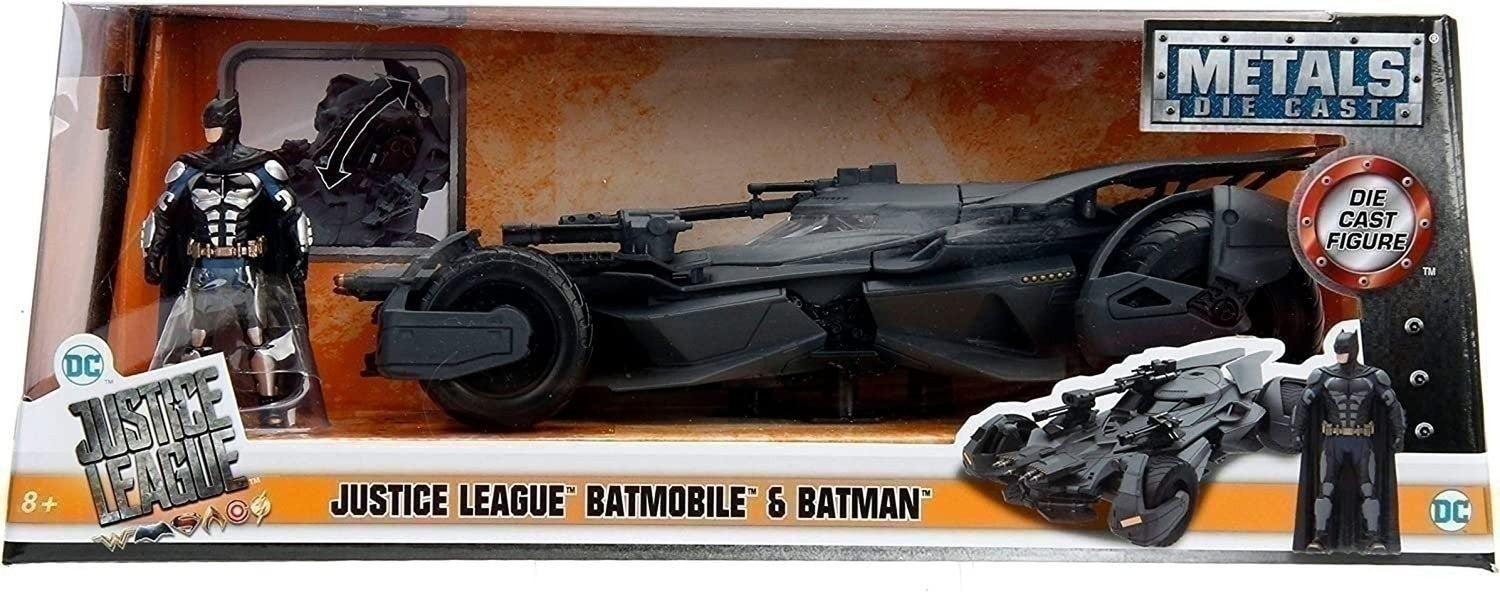 Justice League Batmobile, Pack of 1, Black