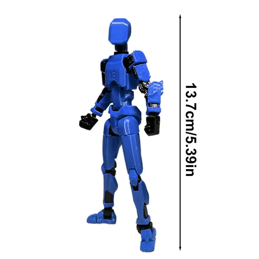 Action Figure 3D Printed Multi-Jointed Movable Lucky13 Action Figure Nova 13 Action Figure