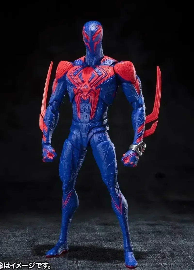 17CM Ct Spider-Man 2099 Shf S.H.Figuarts Spider-Man across the Spider-Verse Part One Action Figures Statue Figurine Gifts Toys