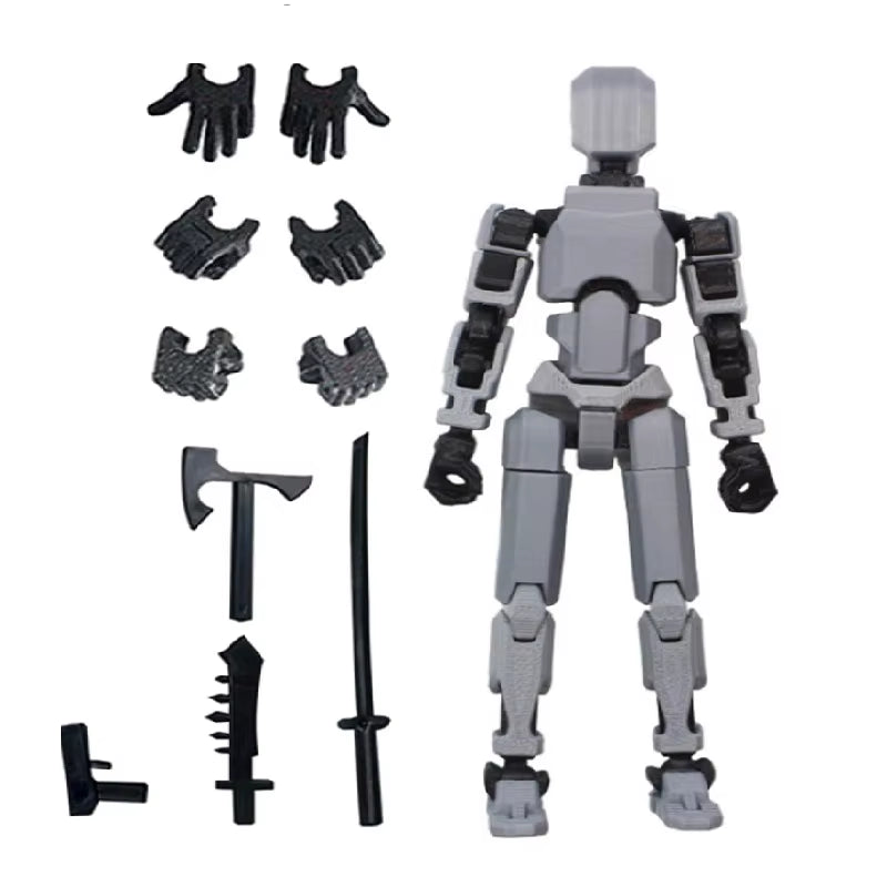 Titan 13 Action Figures T13 Figure 3D Printed Multi-Jointed Movable Lucky 13 Action Figure Nova 13 Action Figure Dummy