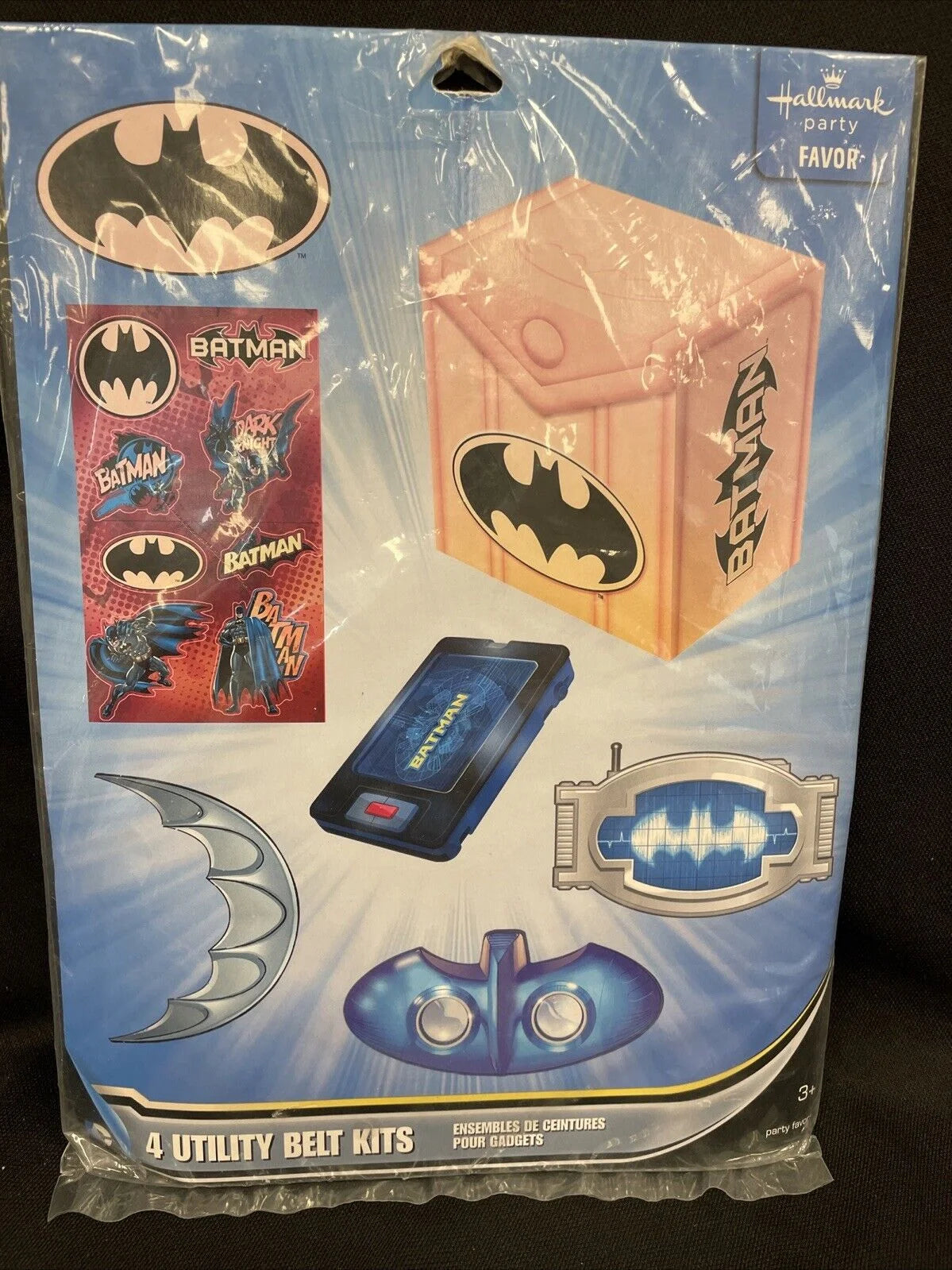 Batman Heroes & Villains DC Comics Superhero Birthday Party Favor 4 Belt Kits