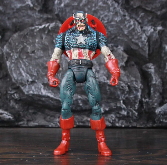 Zombie Hulk Captain America & Spiderman - Action Figure Toys Doll What If Zombies Superhero Model