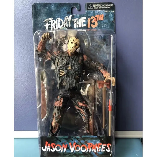 NECA Friday Jason the 13Th Figure New Blood Jason Voorhees Action Figure Part VII Horror Halloween Collection Toy Doll 